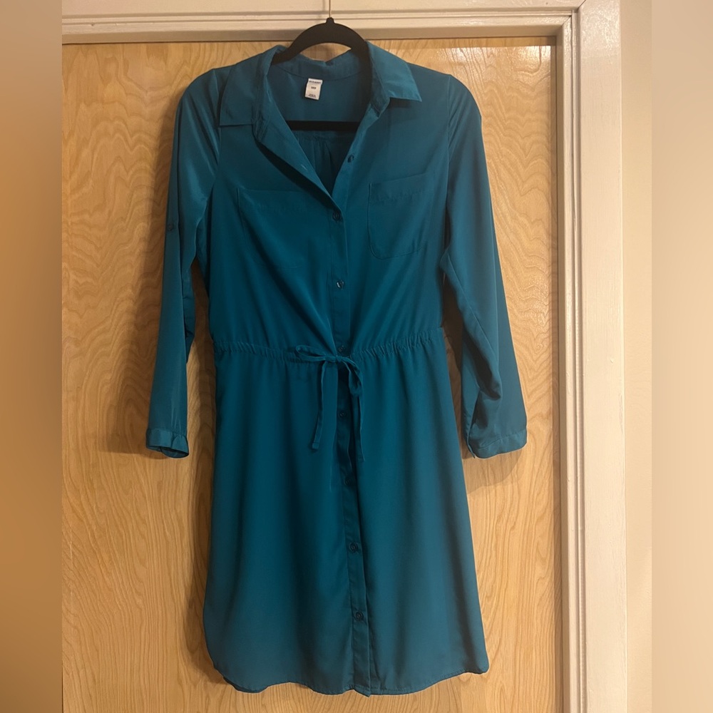 Old Navy 3/4 Sleeve Shirtdress